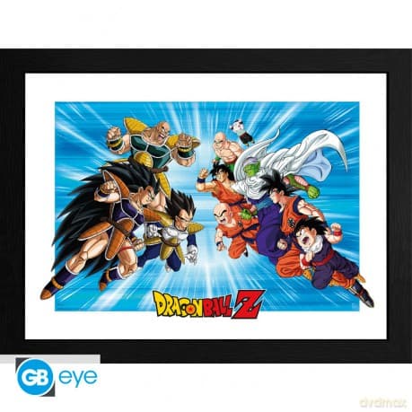 DRAGON BALL - Framed print DBZ/Iconic scene (30x40)