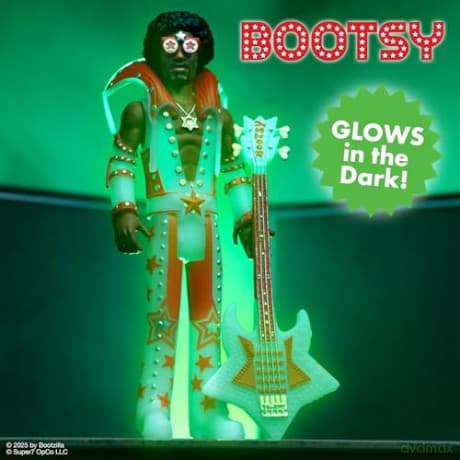 Bootsy Collins: Bootsy Collins Reaction Figures Wave 03 - Bootsy Collins (Glow)