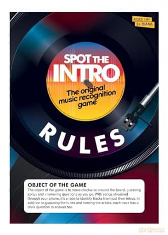 Trivia: Spot The Intro Board Game