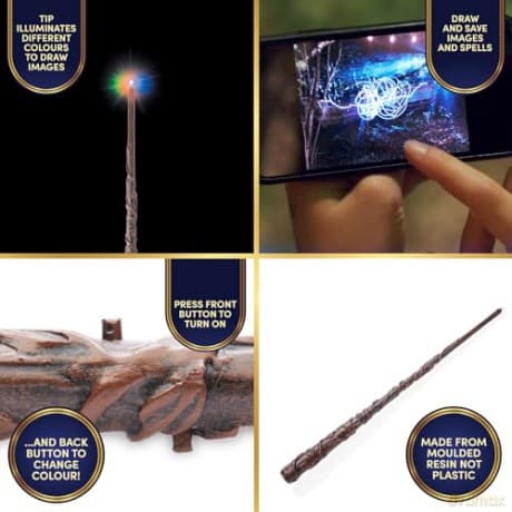 Harry Potter różdżka Deluxe Lumos - Hermiona - 35 cm (z akumulatorem) / HARRY POTTER - Deluxe Lumos Wand - Hermione - 35 cm (with rechargeable battery)