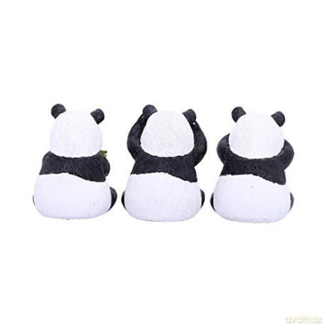 Zestaw figurek trzy mądrości - Pandy (wysokość: 8,5 cm) / Three Wise Pandas (high: 8,5 cm)
