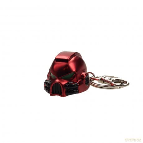 Warhammer 40K brelok metalowy Space Marine MKVII Helmet Blood Angels / Warhammer 40K Metal Keychain Space Marine MKVII Helmet Blood Angels