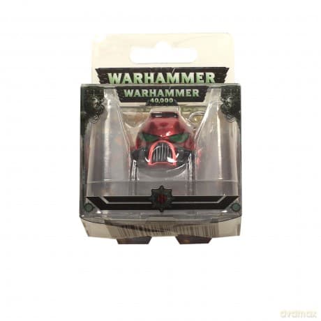 Warhammer 40K brelok metalowy Space Marine MKVII Helmet Blood Angels / Warhammer 40K Metal Keychain Space Marine MKVII Helmet Blood Angels