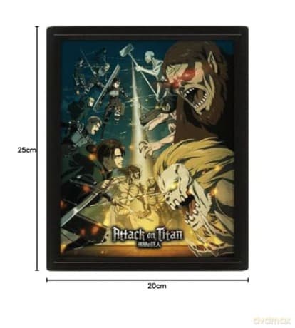 Attack On Titan (S4) Framed 3d