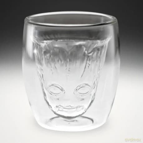 Baby Groot 3d Feature Glass