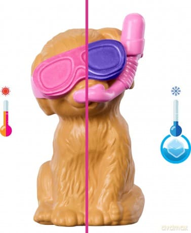 Barbie - Puppy Pool Party Aloha Blonde (JBF35)