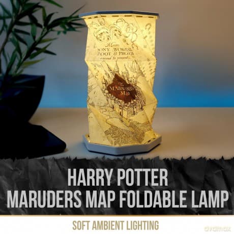 Harry Potter Marauders Map Lamp