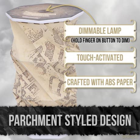 Harry Potter Marauders Map Lamp
