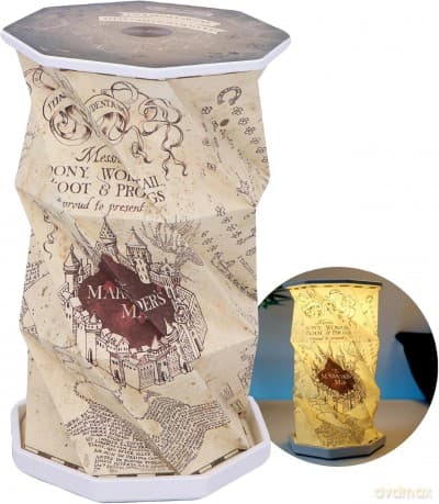 Harry Potter Marauders Map Lamp