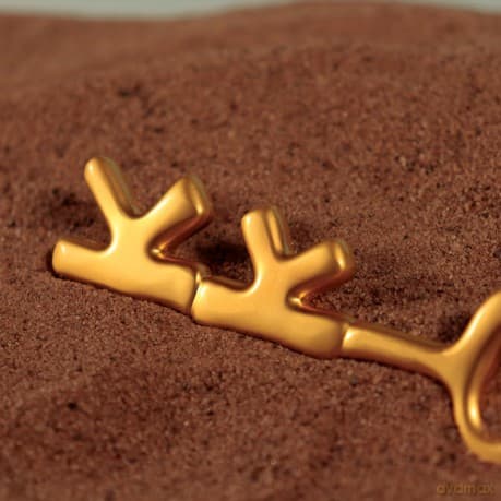 SpongeBob SquarePants 24k Gold Plated Replica Krusty Krab Key