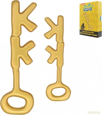 SpongeBob SquarePants 24k Gold Plated Replica Krusty Krab Key