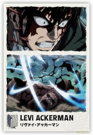 ATTACK ON TITAN - Standard Magnes - Levi Ackerman