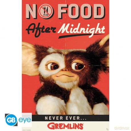 GREMLINS - Plakat / Poster Maxi 91.5x61 - NO food after midnight