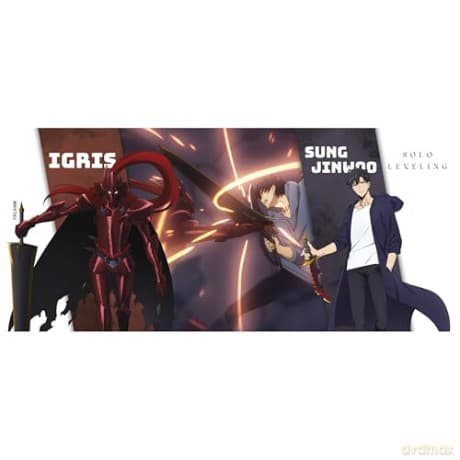SOLO LEVELING - Kubek - 460 ml - Jinwoo & Igris - subli - box