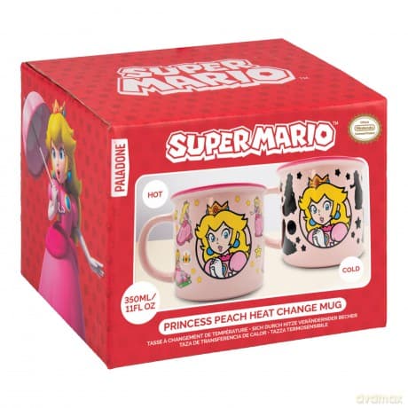 Super Mario kubek termoaktywny Księżniczka Peach / Super Mario Princess Peach Heat Change Mug
