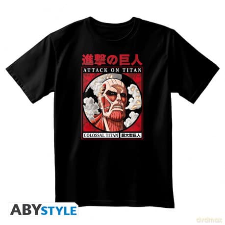 ATTACK ON TITAN - Tshirt unisex black - Colossal Titan