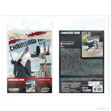 CHAINSAW MAN - Akrylowa Diorama - Denji vs demons
