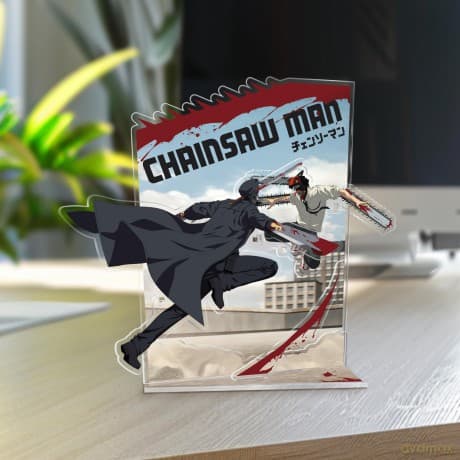CHAINSAW MAN - Akrylowa Diorama - Denji vs demons