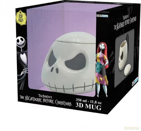 NIGHTMARE BEFORE XMAS - Kubek 3D - Jack Świecący w ciemności