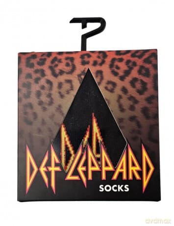Def Leppard: Def Leppard Crew Socks In Gift Box (One Size)