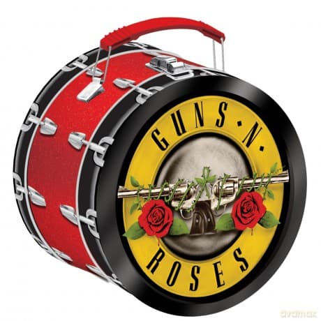 Guns N Roses: Guns N Roses Drum Shaped Lunch Box