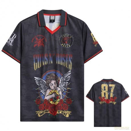 Guns N Roses: Guns N Roses Sweet Child O Mine Rock FC Football Shirt Medium