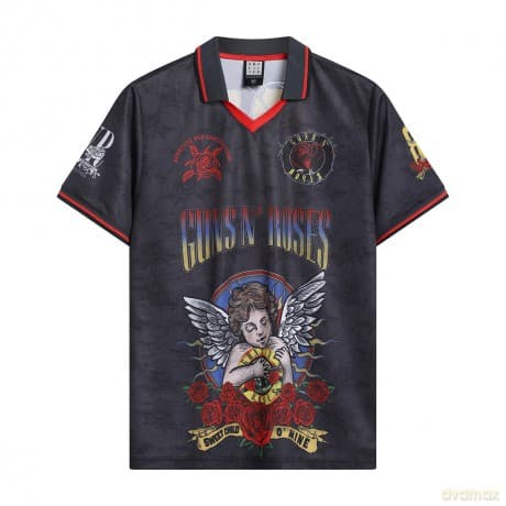 Guns N Roses: Guns N Roses Sweet Child O Mine Rock FC Football Shirt Medium