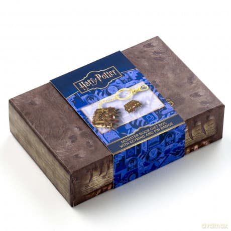 Harry Potter: Harry Potter Monster Book Gift Box With Monster Book Keyring And Pin Badge