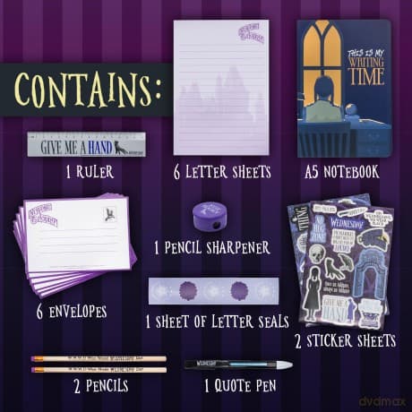 Wednesday: Wednesday Nightshade Book Keepsake Box