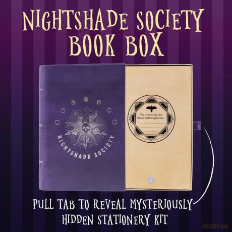 Wednesday: Wednesday Nightshade Book Keepsake Box