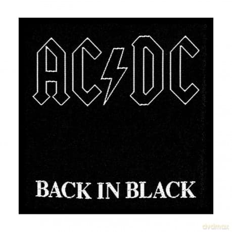 AC/DC Standard Patch: Back in Black