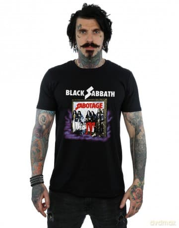 Black Sabbath Men's Tee: Sabotage Vintage (Large)