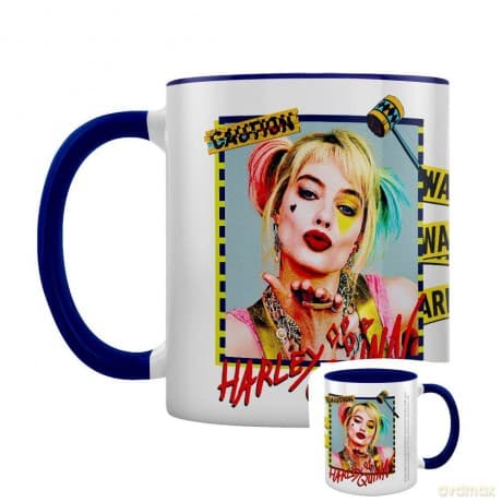 Coloured Inner Mug - Warning Blue