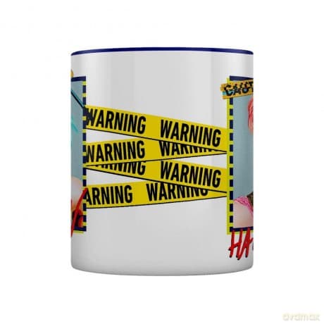 Coloured Inner Mug - Warning Blue
