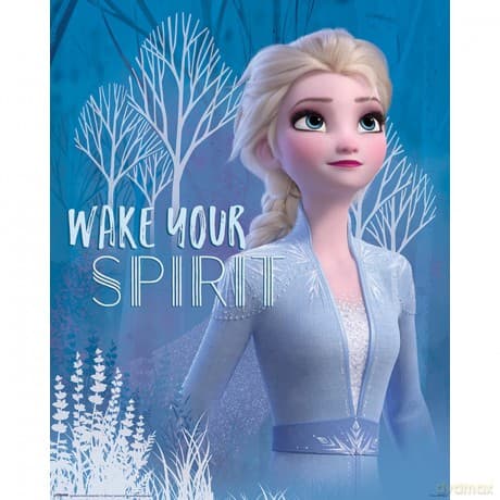 Disney: Frozen 2 - Wake Your Spirit Elsa (Poster 40x50 Cm)