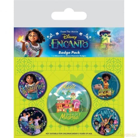 Disney: Pyramid - Encanto (Badge Pack / Set Spille)