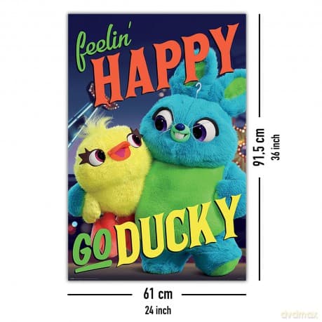 Disney: Pyramid - Toy Story 4 - Happy Go Ducky (Poster Maxi 61x91,5 Cm)