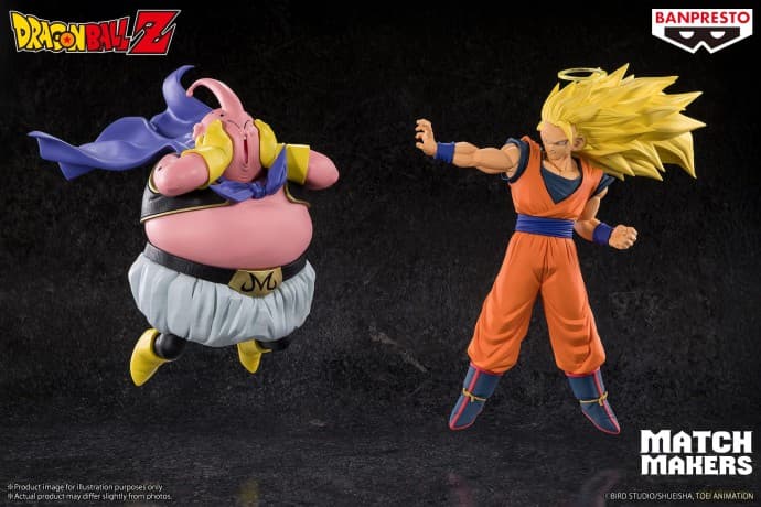 Dragon Ball Z: Banpresto - Match Makers Majin Buu(Vs Super Saiyan 3 Son Goku)