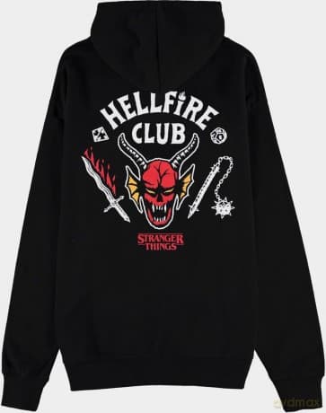 Bluza z kapturem Stranger Things Hellfire Club L