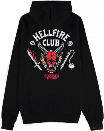 Bluza z kapturem Stranger Things Hellfire Club M