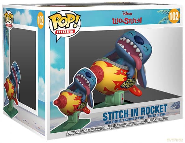 FUNKO POPS Rides Lilo & Stitch in Rocket 102