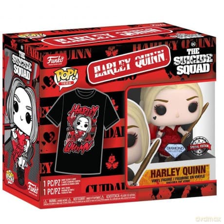 FUNKO TEE+POP Harley Quinn M
