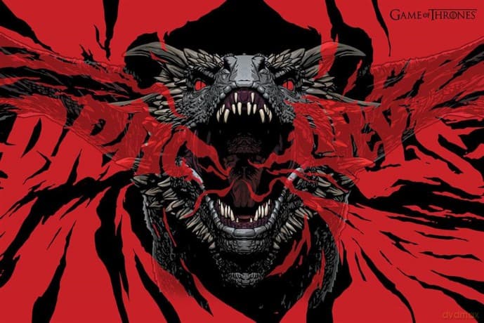 Game Of Thrones: Pyramid - Dracarys (Poster Maxi 61x91,5 Cm)