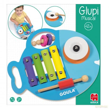 Goula D53143 3-In-1 Glupi Musical Toy