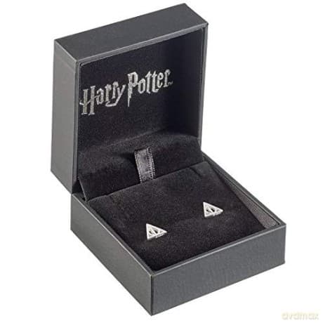 Harry Potter - Sterling Silver Deathly Hallows Stud (Orecchini)