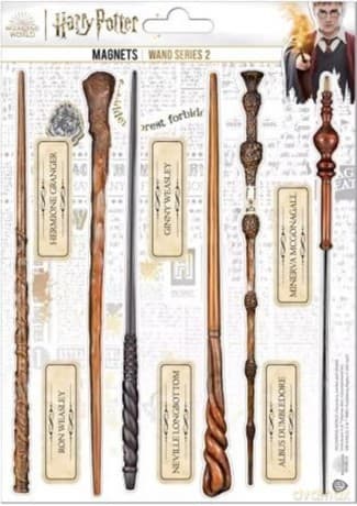 Harry Potter - Wand 02 - Board Of 12 Foam Magnets