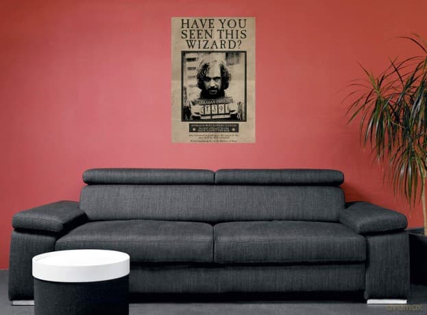 Harry Potter, Maxi Poster "Wanted Sirius Black", Multicolore.