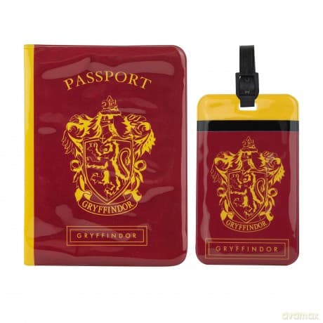 Harry Potter: Cinereplicas - Grifondoro (Passport Case & Luggate Tag / Porta Passaporto & Etichetta Pe
