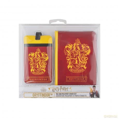 Harry Potter: Cinereplicas - Grifondoro (Passport Case & Luggate Tag / Porta Passaporto & Etichetta Pe