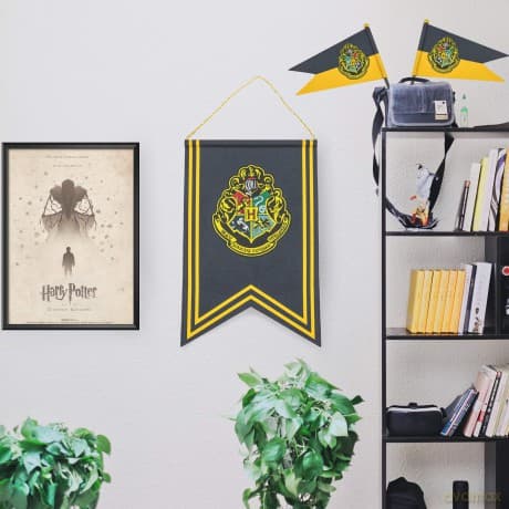 Harry Potter: Cinereplicas - Hogwarts (Banner & Pennant / Bandiera & Stendardo)
